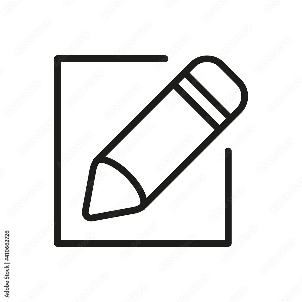 Outline Vector Icon Edit Register Subscription Subscribe Outline Vector Icon Edit Register Subscription Subscribe