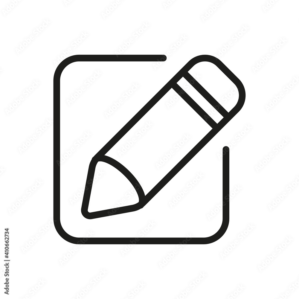 Outline Vector Icon Edit Register Subscription Subscribe Outline Vector Icon Edit Register Subscription Subscribe