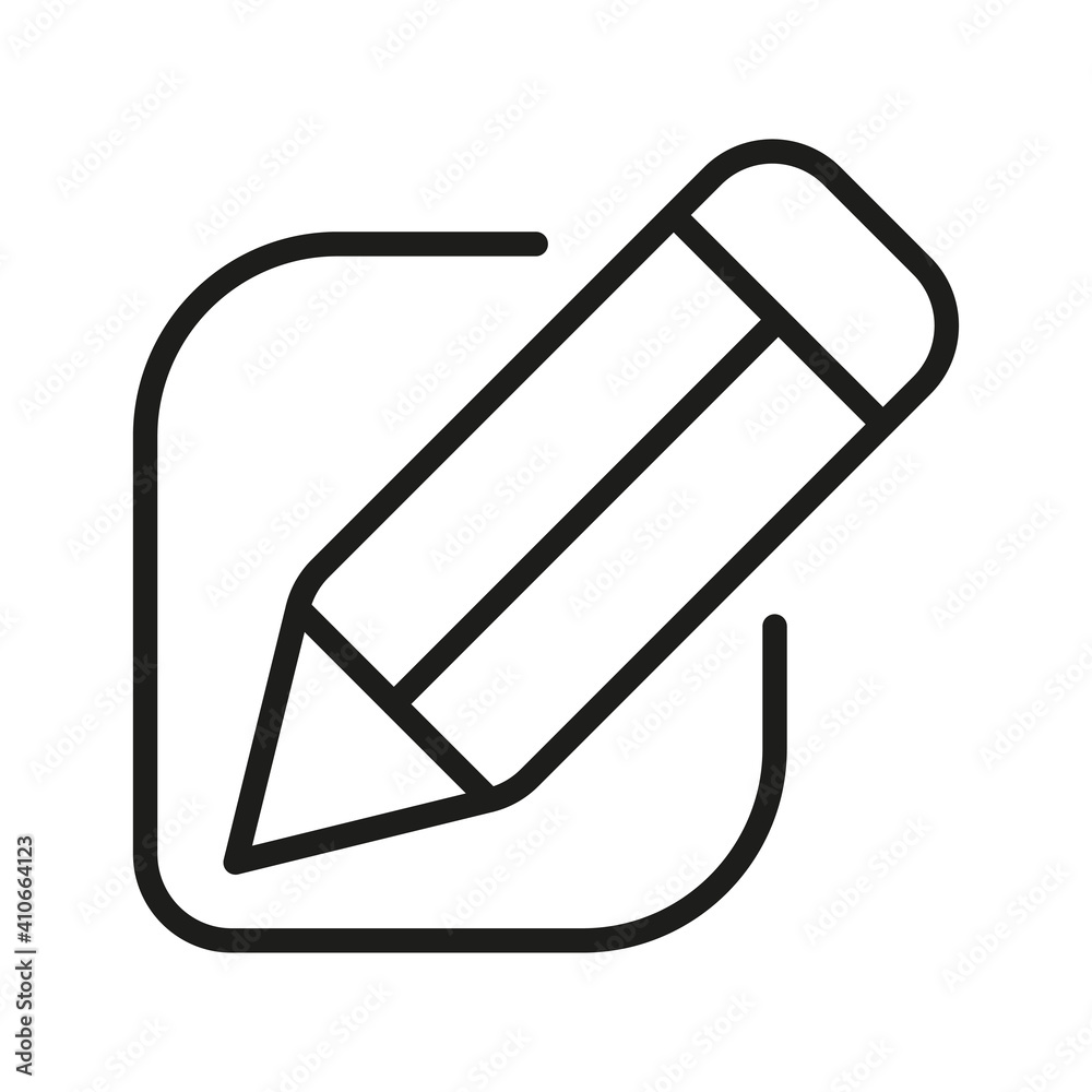 Outline Vector Icon Edit Register Subscription Subscribe Outline Vector Icon Edit Register Subscription Subscribe