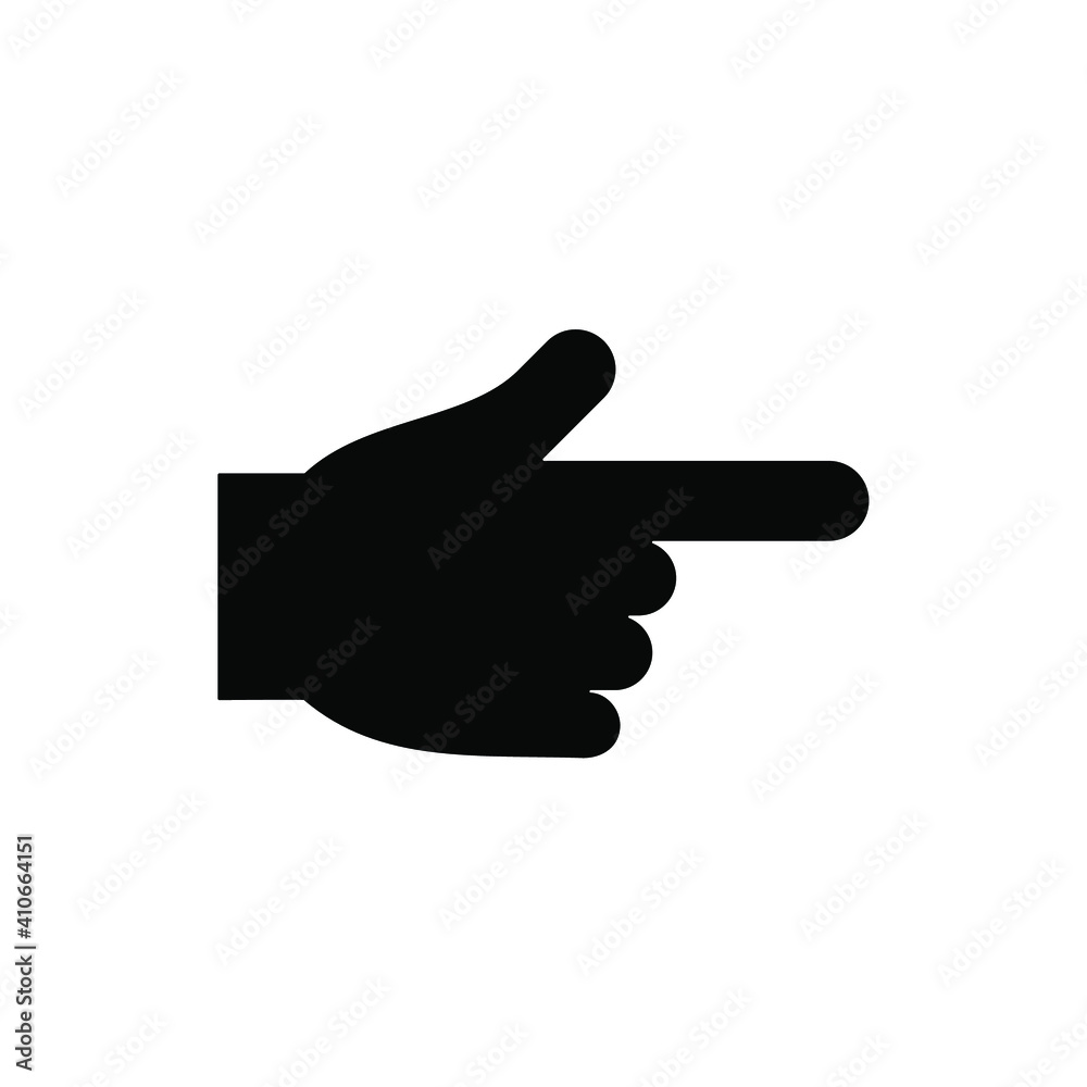 Hand pointing right icon Hand pointing right icon