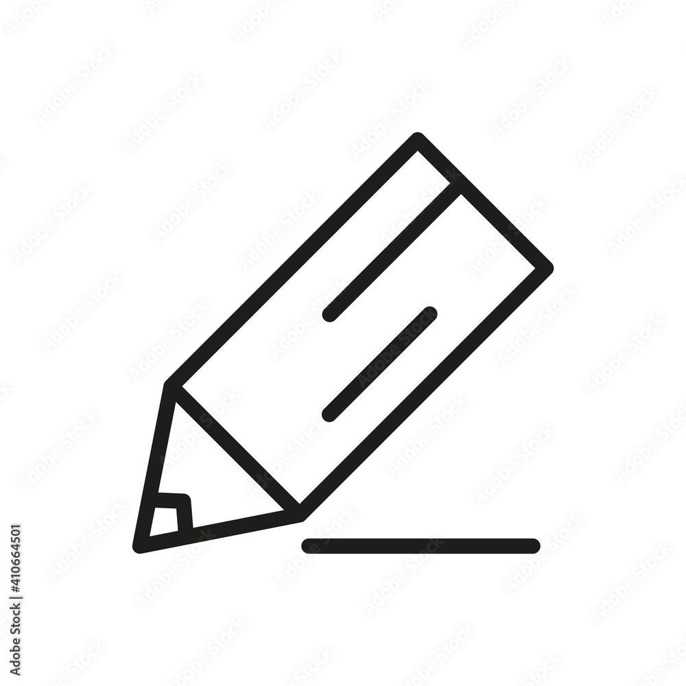 Outline Vector Icon Edit Register Subscription Subscribe