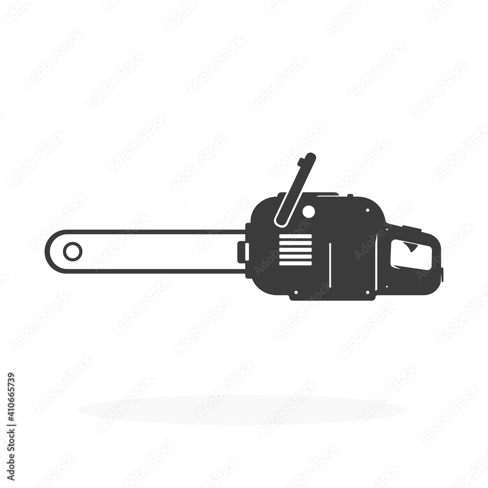 Chainsaw Icon Vector Illustration