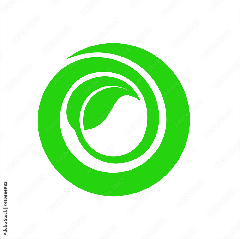 illustration of a circular leaf stem in a circle . illustration of a circular leaf stem in a circle .