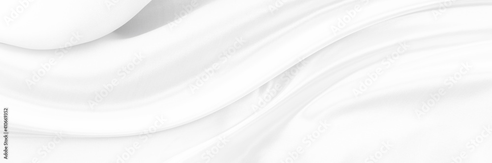 White gray satin texture that is white silver fabric silk panorama background with beautiful soft blur pattern natural. White gray satin texture that is white silver fabric silk panorama background with beautiful soft blur pattern natural.