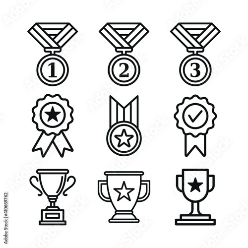 trophy and awards icon