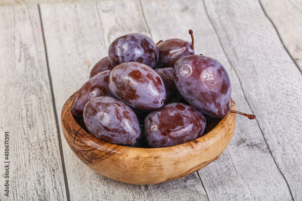 Sweet and rasty ripe plum Sweet and rasty ripe plum