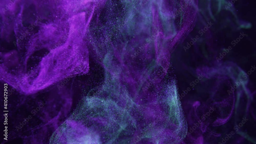 Abstract Pink purple and Blue particles Swirling Background. Nano, Sci-Fi