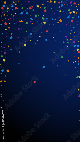 Festive majestic confetti. Celebration stars. Joyo