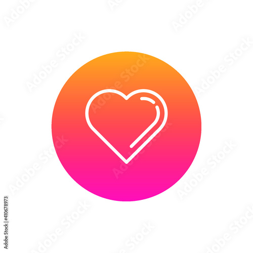 Linear heart icon vector Free Download Linear heart icon vector - GFXLoad