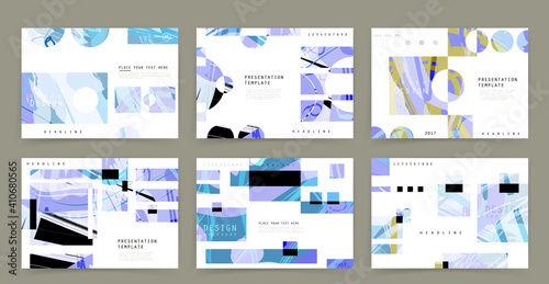 Page layout design template for presentation and brochure , Annual report, flyer and book page with infographic elements design