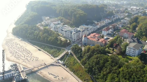 Ostseebad Sellin - Blick auf die Küstenstadt