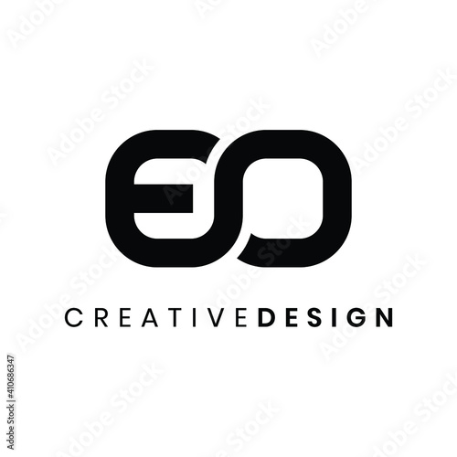 Modern letter EO logo design Free Download Modern letter EO logo design - GFXLoad