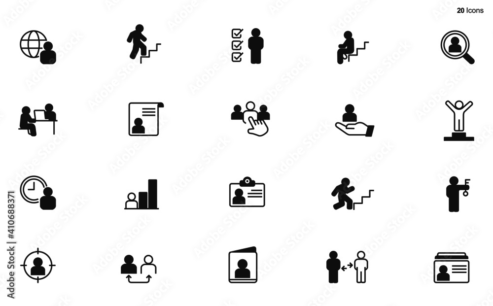 Business Icons. Editable Stroke. Pixel Perfect. For Mobile and Web.