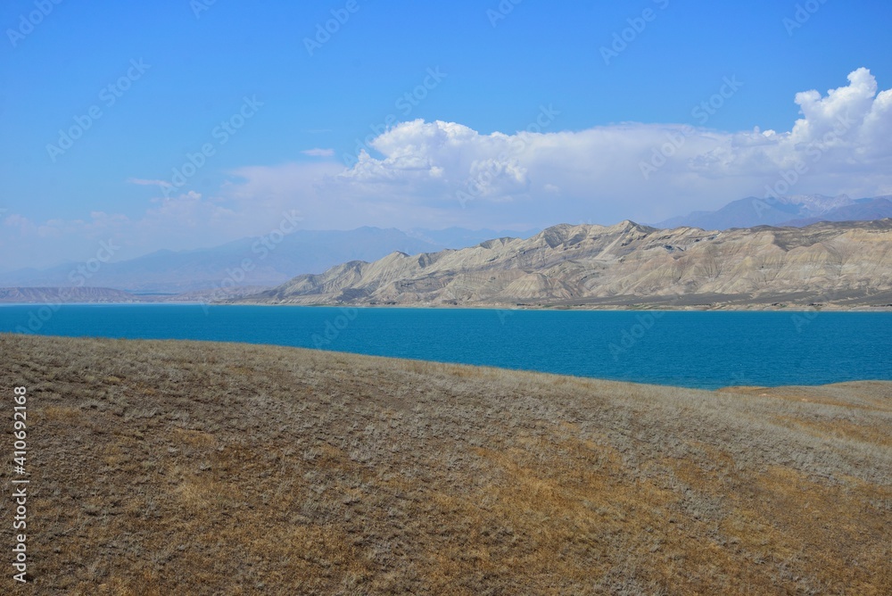 Toktogul water reservoir, Kyrgyzstan
