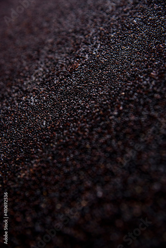 Organic quinoa grains from Peru.