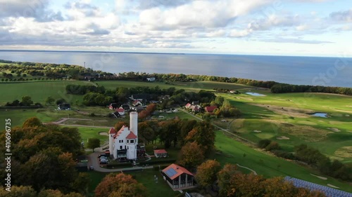 Nostalgische Burg auf der Insel Rügen