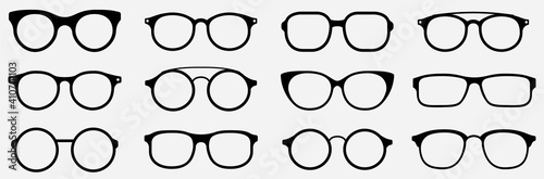 Fototapet Glasses icon concept