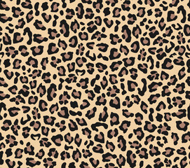 Gardinen Tiermuster  Abstraction leopard vector seamless print for textiles. Fashion pattern  © Sanvel