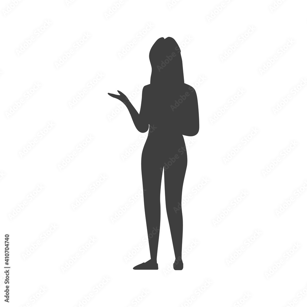 vector sketch of a beautiful young girl promotion and advertising