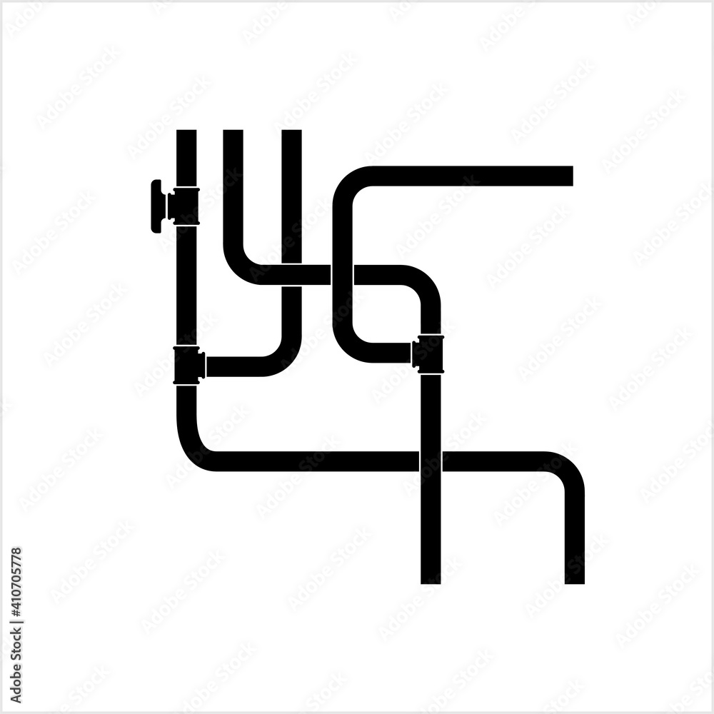 Pipe Icon, Plumbing Work, Gas,, Air, Water, Oil, Liquid Pipeline Pipe Icon, Plumbing Work, Gas,, Air, Water, Oil, Liquid Pipeline
