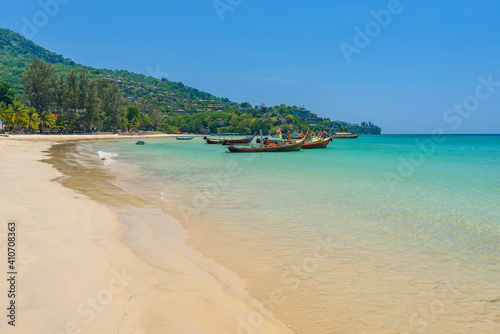 Kamala beach on Phuket island in Thailand