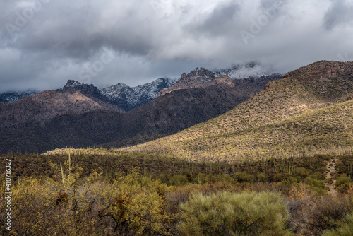 Winter in the mountains in Tucson AZ