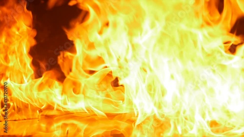 Fireline in super slow motion isoélated on black, shooting with high-speed cinema camera in 4K - UltraHD. Green screen - Chroma key background.