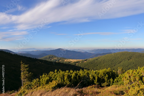 Mountain ranges in the carpathians, Hoverla © OLEKSANDR