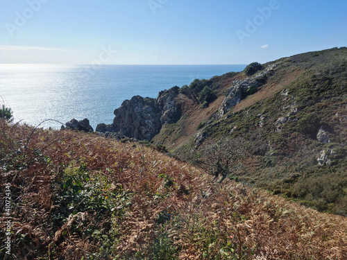 Guernsey Channel Islands, La Moye Point, Le Gouffre