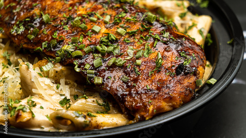 steak and pasta
