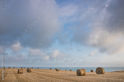 paysage des Deux Caps en France au bord de la Manche, un vaste parc naturel au bord de la mer