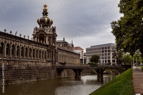 The Baroque "Zwinger Palace" in Dresden, Saxony, Germany