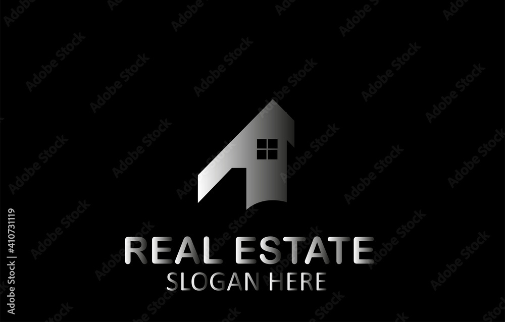 Minimalist Real Estate Logo Design Vector Minimalist Real Estate Logo Design Vector