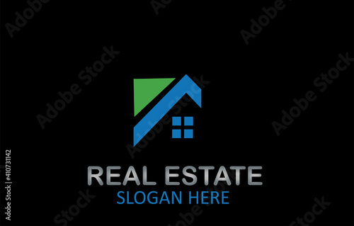 Creative Real Estate Logo Design Vector