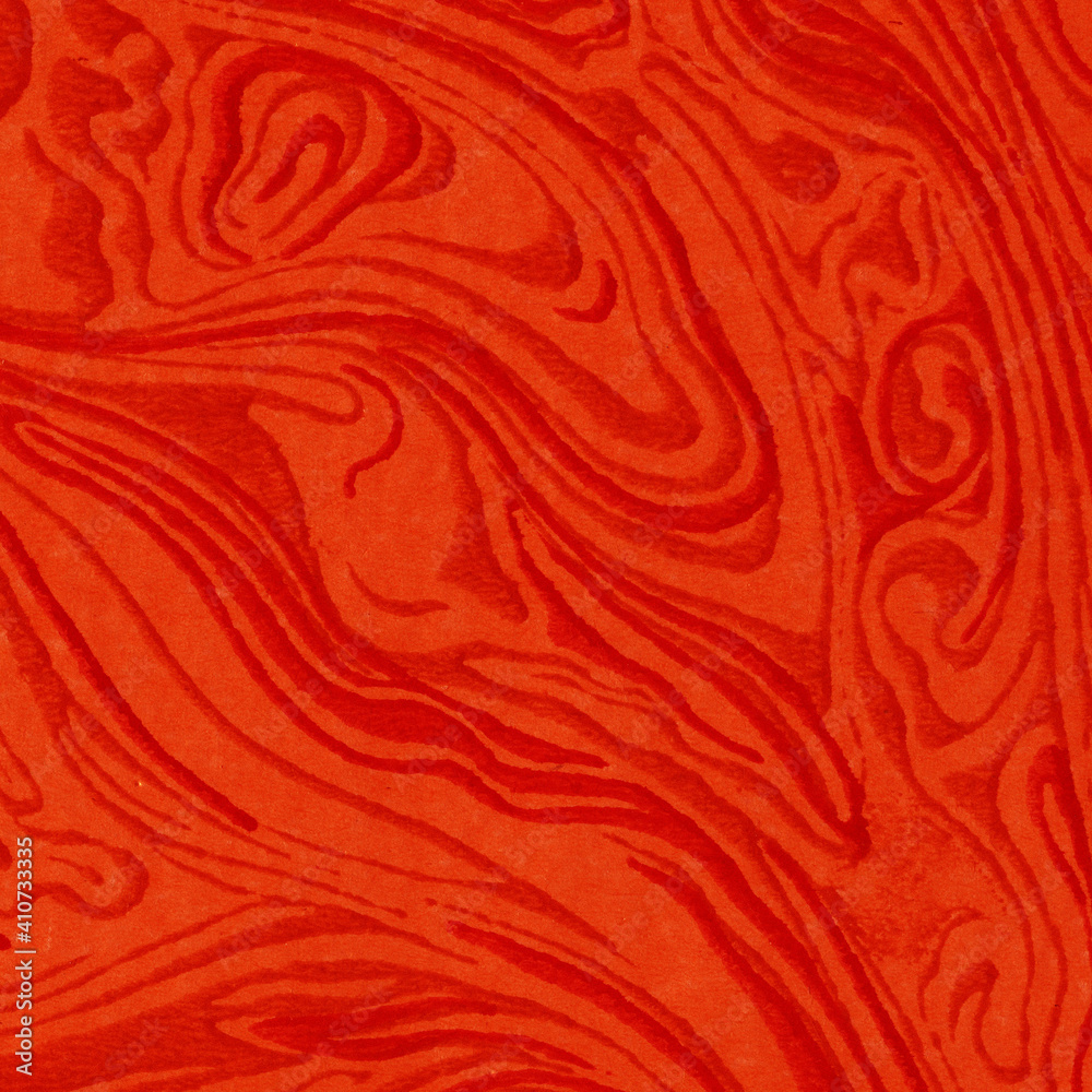Fototapeta premium Cardboard red abstract pattern texture close-up. Retro old paper background. Grunge concrete wall. Vintage blank wallpaper.