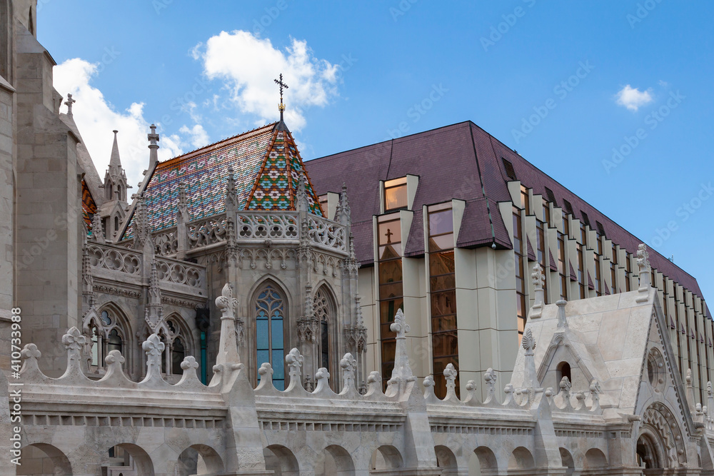 Fototapeta premium Fishing village in Budapest (Hungary)