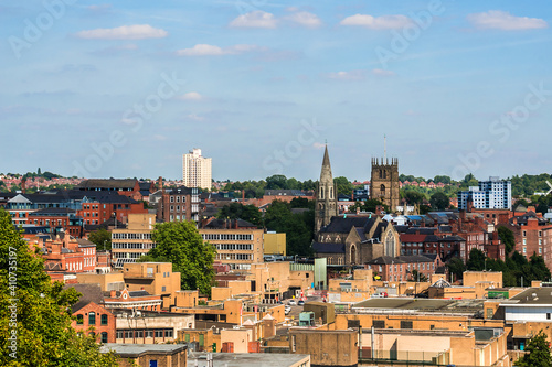 Nottingham skyline. England, UK.