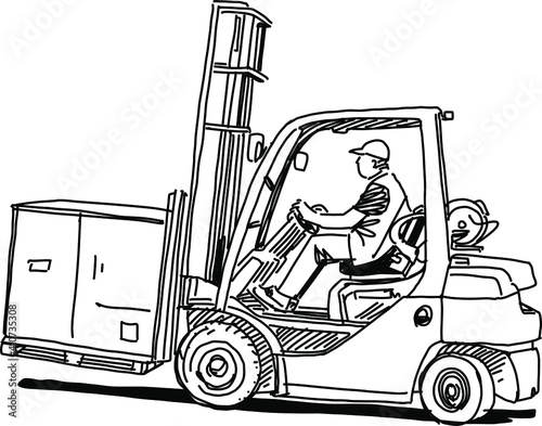 forklift truck and forklift