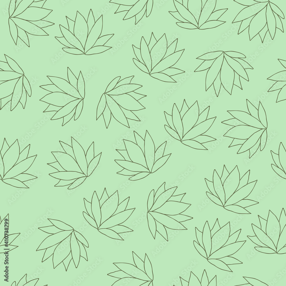 Simple leaf shape repeat pattern design Simple leaf shape repeat pattern design