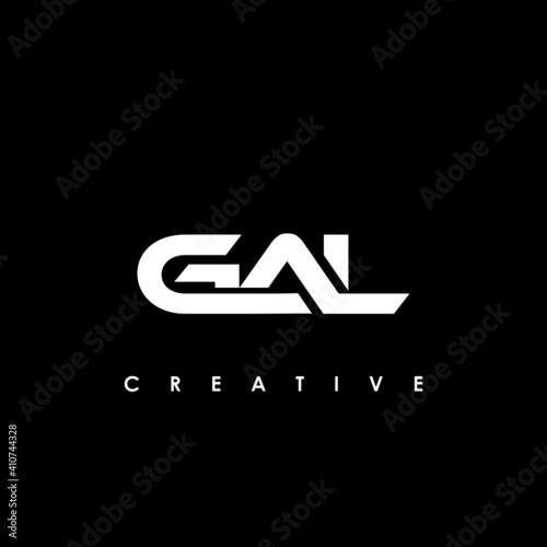 GAL Letter Initial Logo Design Template Vector Illustration