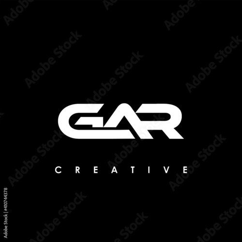 GAR Letter Initial Logo Design Template Vector Illustration