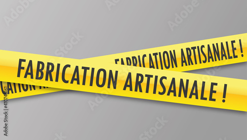 Logo fabrication artisanale.