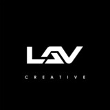 LAV Letter Initial Logo Design Template Vector Illustration