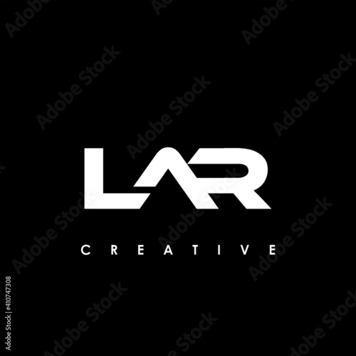 LAR Letter Initial Logo Design Template Vector Illustration photo