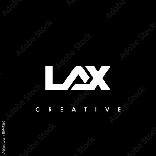 LAX Letter Initial Logo Design Template Vector Illustration