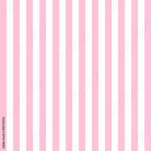 Pattern for Valentines day. Repetitive vertical strips of pink and white color. Striped pattern. Seamless texture background. Vector illustration
