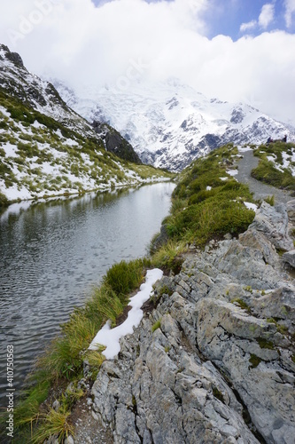 New Zealand Mountain Lake