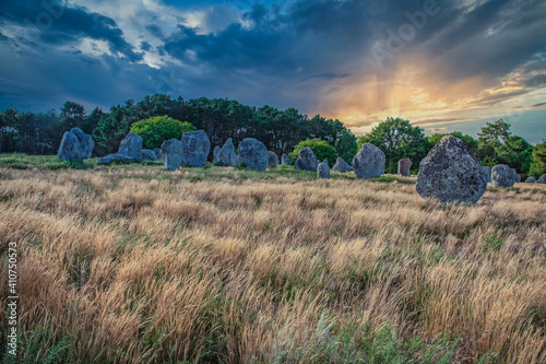 Alignment of Menhirs in Carnac photo