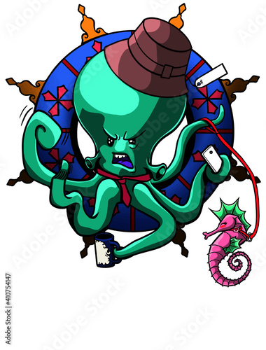 pulpo gruñón