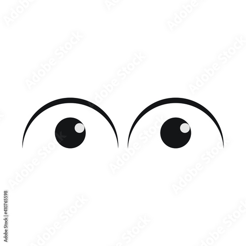 The double eyeball icon is suitable for designs and other needs